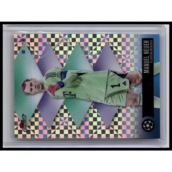 2025-26 Finest UEFA Club Competitions ) Manuel Neuer Checkerboard Refractor