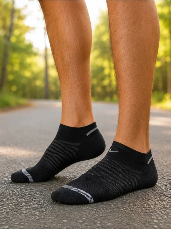 Nike Spark Running Socks 2 Pack Dri-FIT Cushioned No Show NWT Men 10-11.5