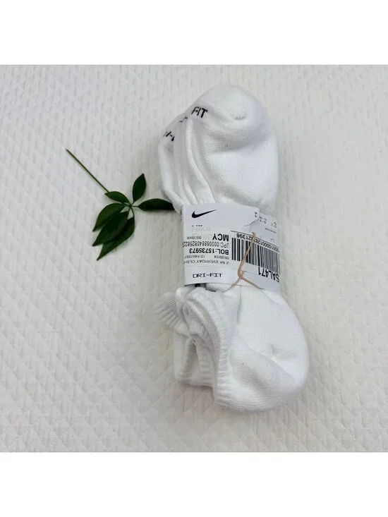 Nike 3 pairs Unisex Dri Fit Everyday Plus Cushioned No Show Socks Mens L 8-12