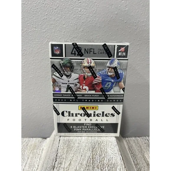 2022 Panini Chronicles NFL Football Blaster Box w/Pink Parallels Factory Sealed