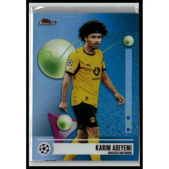 2025-26 Finest UEFA Club Competitions Karim Adeyemi Refractor Borussia Dortmund