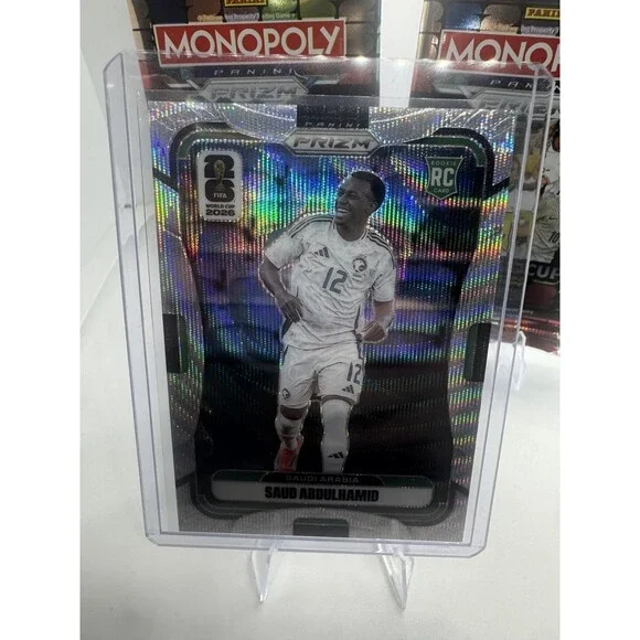 2026 Panini Prizm Fifa World Cup #384 Saud Abdulhamid , Saudi Arabia Silver