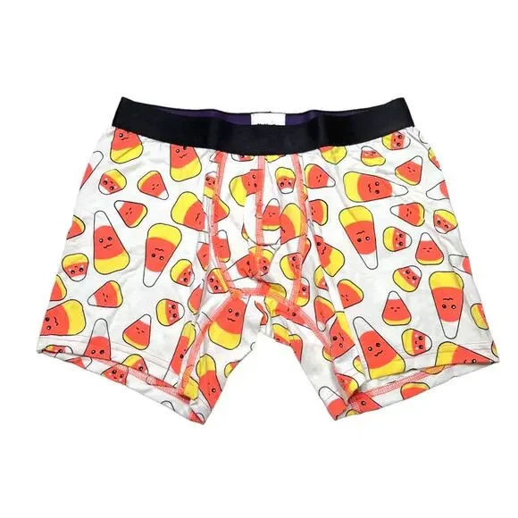 MeUndies Candy Corn Print Boxer Brief Size Small