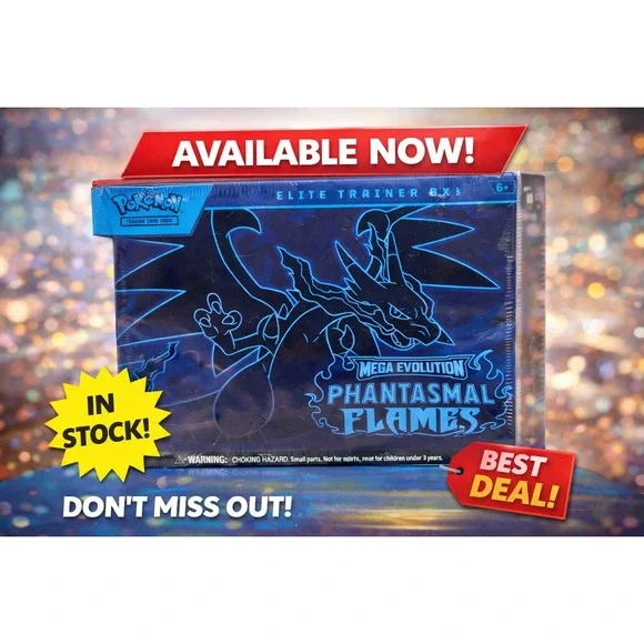 POKEMON TRADING CARD GAME/PHANTASMAL FLAMES ELITE TRAINER BOX/NEW/SEALED/1903102