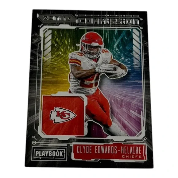 2021 Panini Playbook Clyde Edwards-Helaire Zoning Commission KC‎ Chiefs ZC-CEH