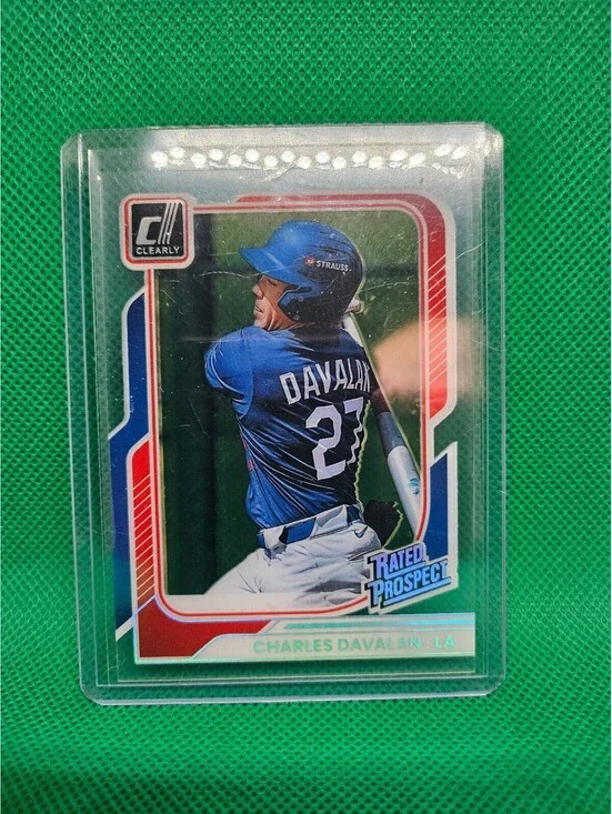 Charles Davalan (RC) [Clearly insert] #113 - 2026 Panini Donruss - LA Dodgers