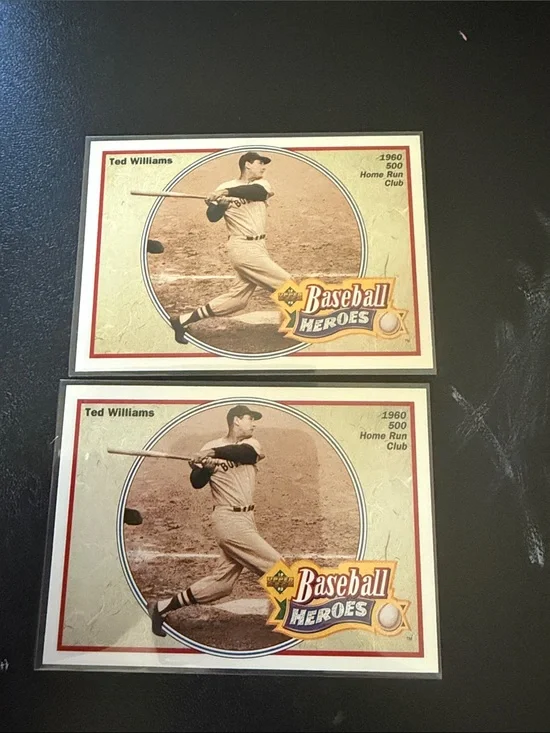 91 Upper Deck Ted Williams Baseball Heroes Baseball Cards