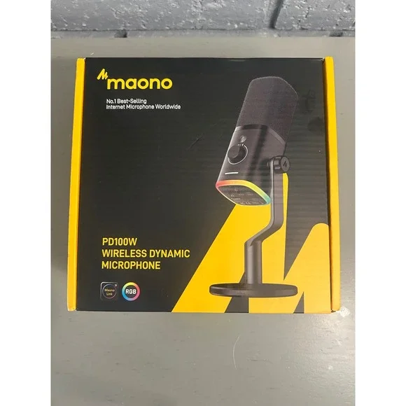 Brand New PD100W Wireless & USB Dynamic Microphone