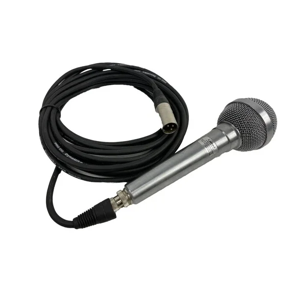 Calrad DM-59HL Vintage Dynamic‎ Microphone 200-50K Ohm Japan Working