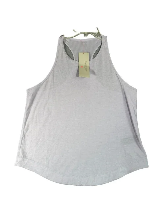 Sweaty Betty Breathe Easy Run Tank Top in Muted Lavender - Large