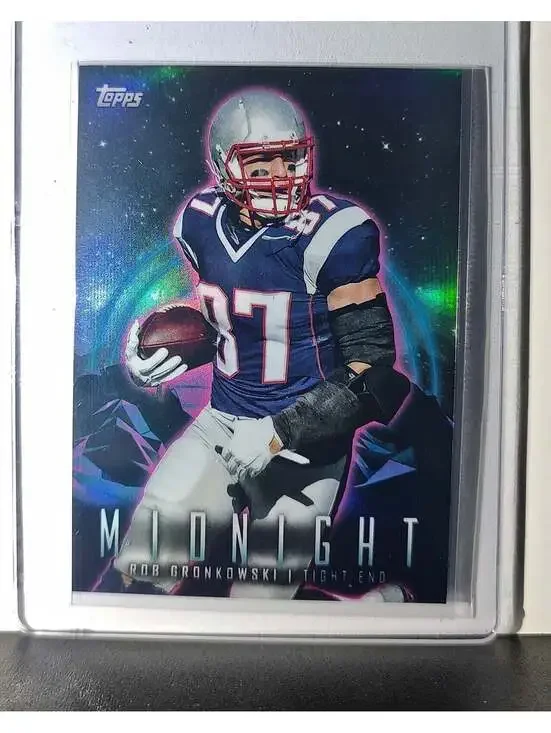 Rob Gronkowski 2023 Topps Midnight NFL #331 Card New England Patriots