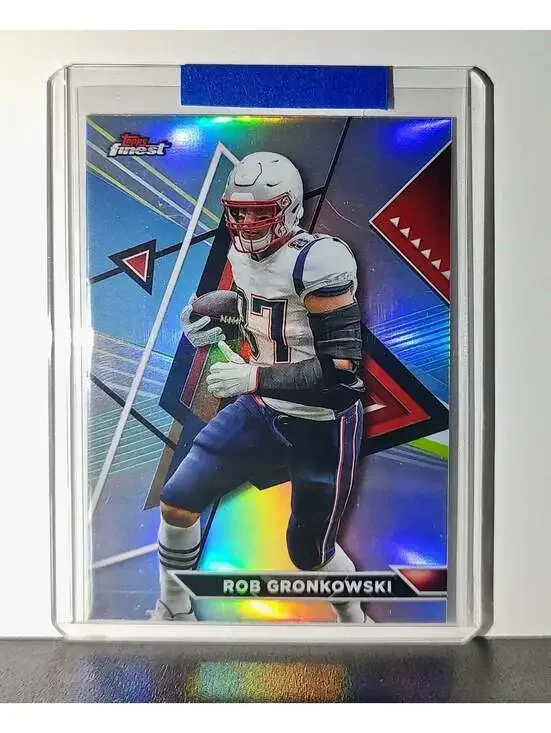 Rob Gronkowski 2023 Topps Finest NFL #213 Refractor Card New England Patriots