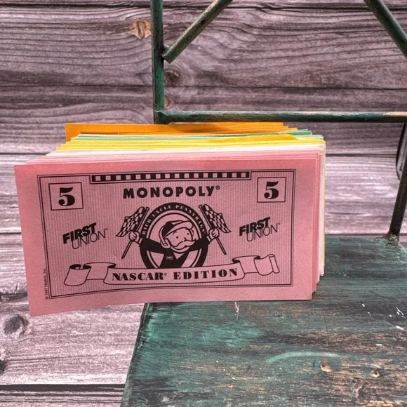 Monopoly Nascar Collectors Edition Replacement Money Pieces