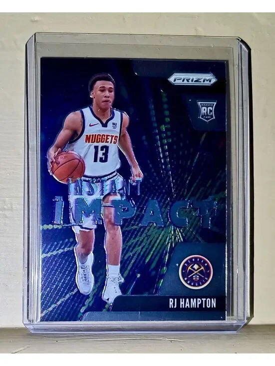 RJ Hampton 2020-21 Panini Prizm Instant Impact NBA #10 Rookie Basketball Card