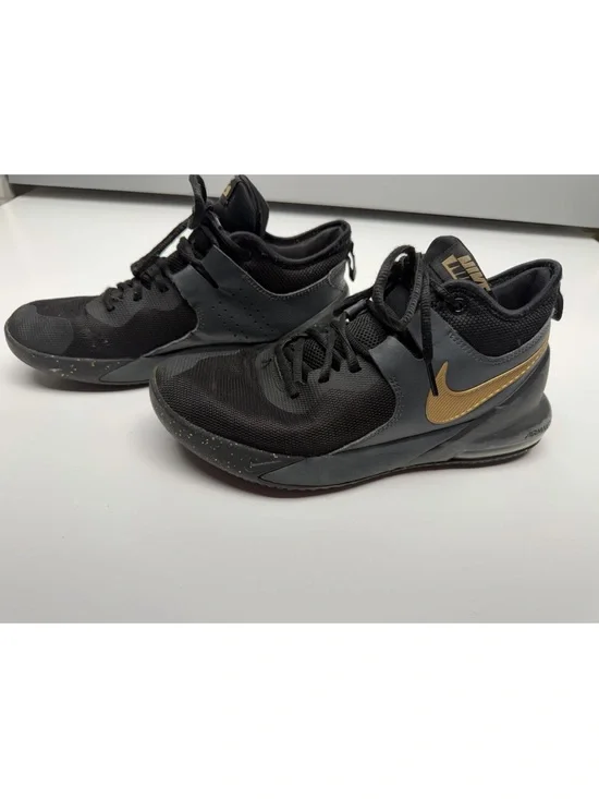 Nike Air Max Impact Black/Metallic Gold Mid Top CI1396-005 Basketball Shoes 8.5