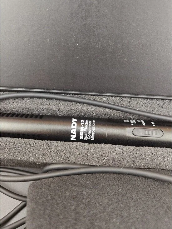 Nady SGM-12 Shotgun Condenser Microphone XLR DSLR Camcorder Audio Kit