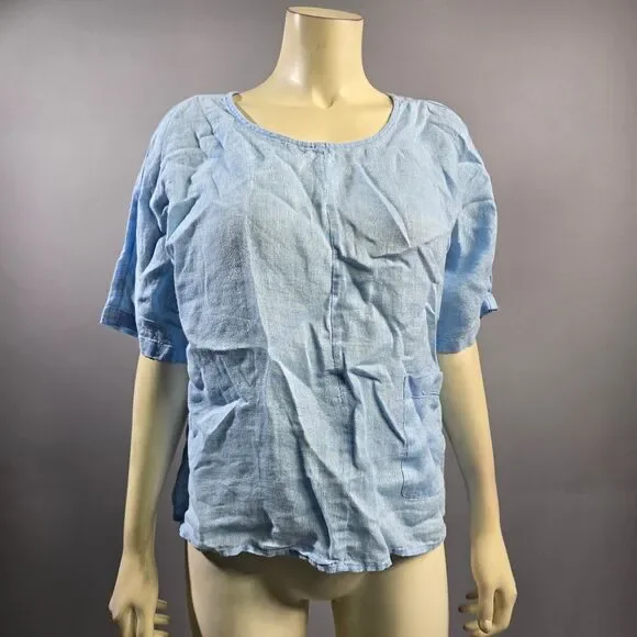 J. Jill Light Blue Women's Blouse R3