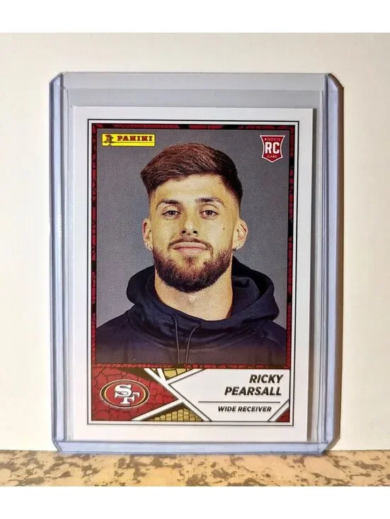 Ricky Pearsall 2024 Panini NFL #83 Rookie Sticker Card San Francisco 49ers