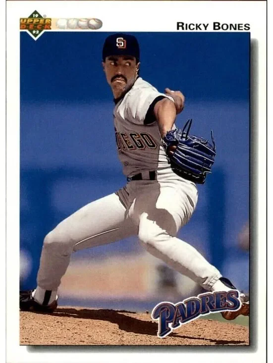Ricky Bones 1992 Upper Deck MLB #623 Baseball Card San Diego Padres