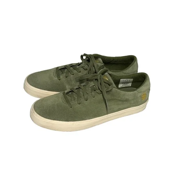 K-Swiss Court Pro Startup Men's Size 10 Sneakers Leather Green Retro Athletic