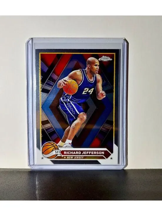 Richard Jefferson 2023-24 Topps Chrome NBA #192 Card New Jersey Nets