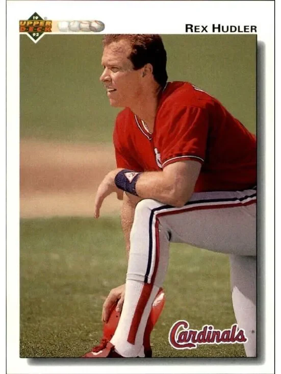 Rex Hudler 1992 Upper Deck MLB #670 Baseball Card St. Louis Cardinals