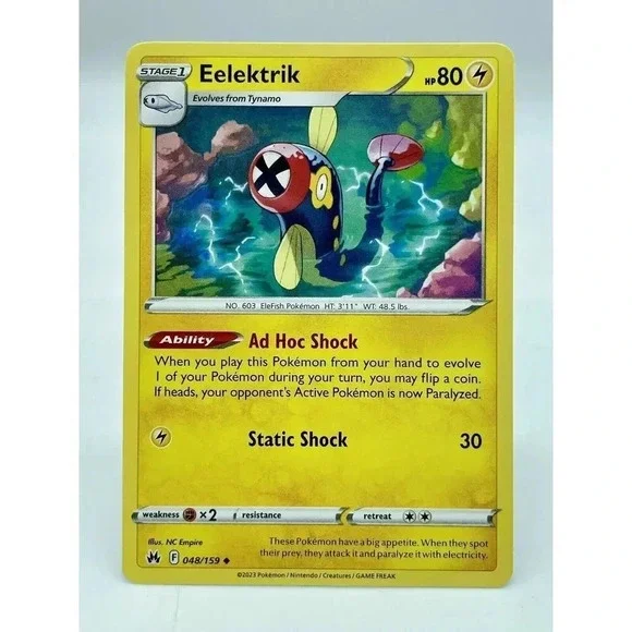 Eelektrik 048/159‎ Sword & Shield: Crown Zenith Non-Holo Pokémon TCG LP/NM