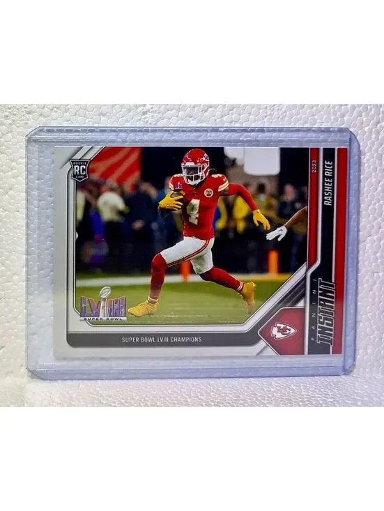 Rashee Rice 2023 Panini NFL Superbowl Champions #7 Card Kansas City Chiefs