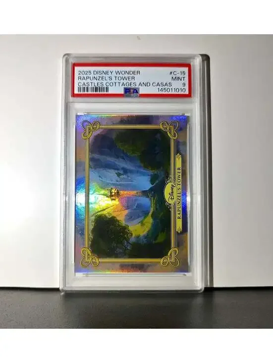Rapunzel's Tower 2025 Topps Disney #C-15 Card Tangled PSA 9
