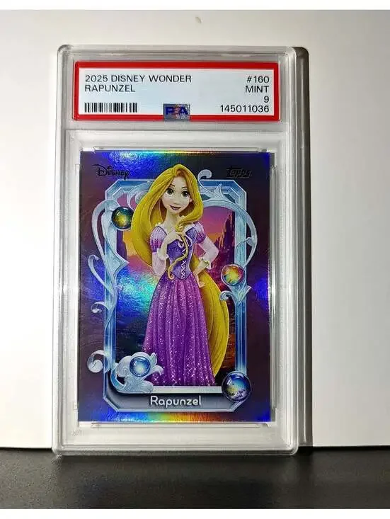 Rapunzel 2025 Topps Disney Cartoon Princess #160 Card Tangled PSA 9 MT