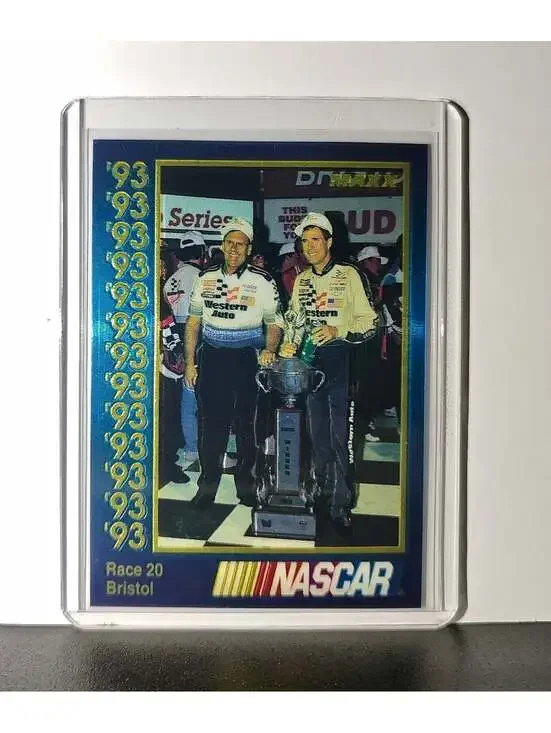 Race 20 Bristol YR 1993 Maxx Premier Plus Racing #199 NASCAR Card DARWAL Inc.
