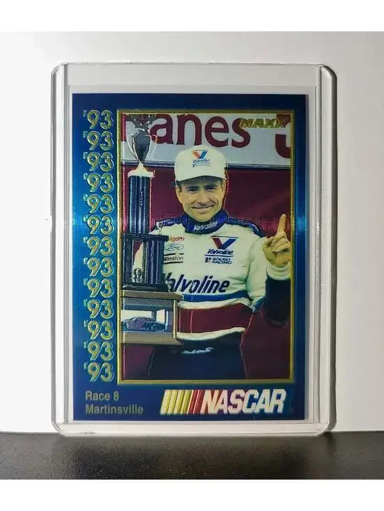 Race 8 Martinsville YR 1993 Maxx Premier Plus Racing #186 NASCAR Roush Racing