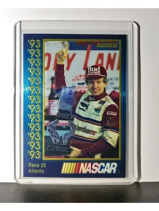 Race 29 Atlanta YR 1993 Maxx Premier Plus Racing #208 NASCAR Card Junior Johnson