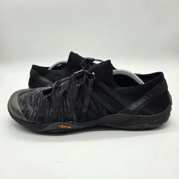 Merrell Trail Glove 4 Men’s Barefoot Running Shoes Black Vibram Size 12
