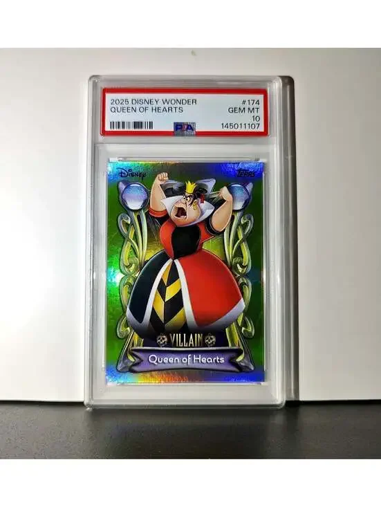Queen of Hearts 2025 Topps Disney #174 Card Alice in Wonderland PSA 10 GM