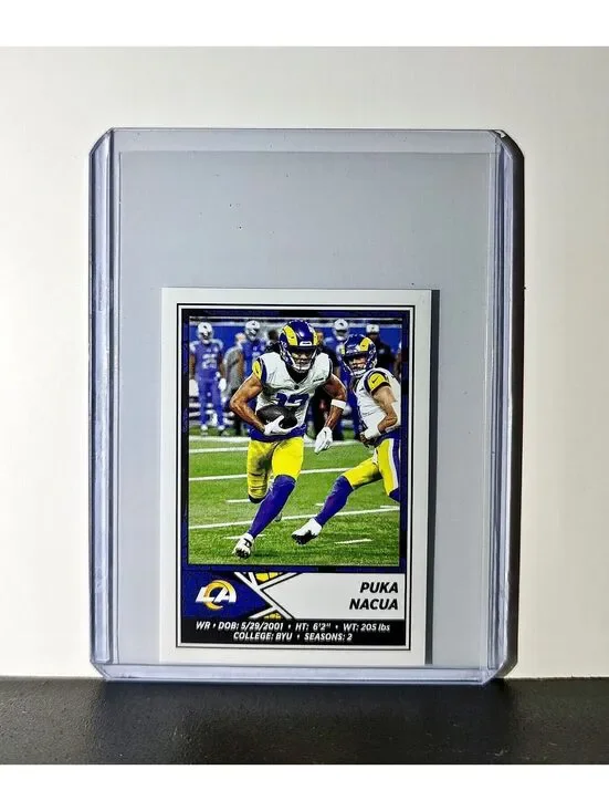 Puka Nacua 2024 Panini NFL Sticker #511 Los Angeles Rams
