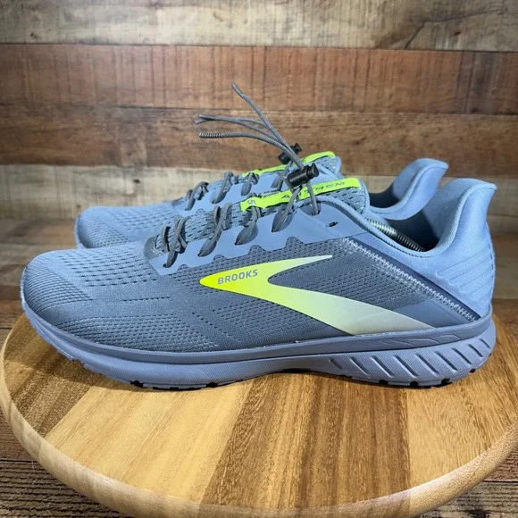 Brooks Anthem 5 Mens 14 Grey Running Shoes Sneaker 1103781D076 Low Top Mesh DNA