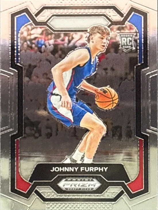 Panini Prizm Johnny Furphy Rookie Basketball Card