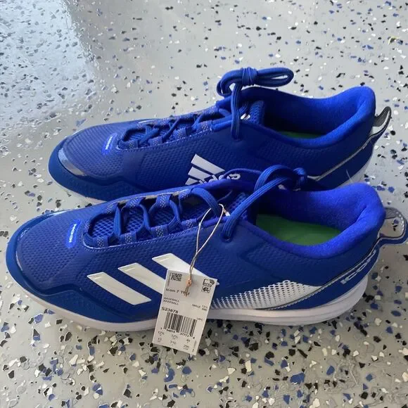 Size‎ 13 Men's adidas Icon 7 TPU Baseball Cleats Royal Blue S23878