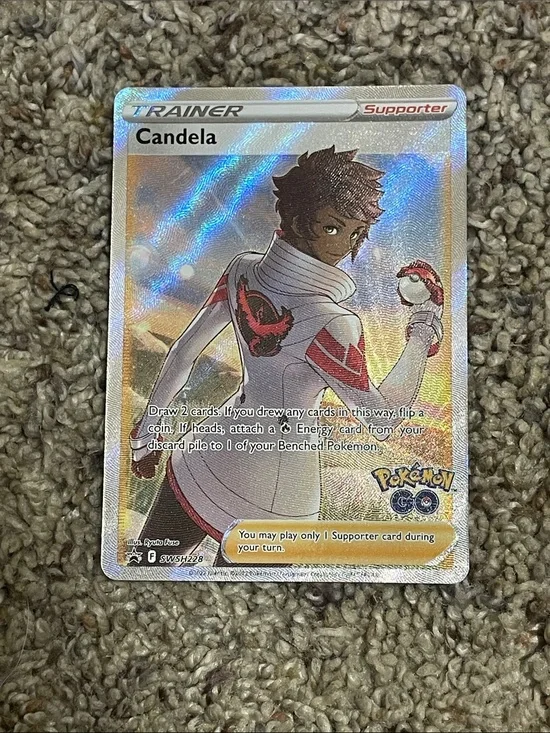 Candela SWSH228 Full Art Trainer Black Star Promo POKEMON GO TCG Card