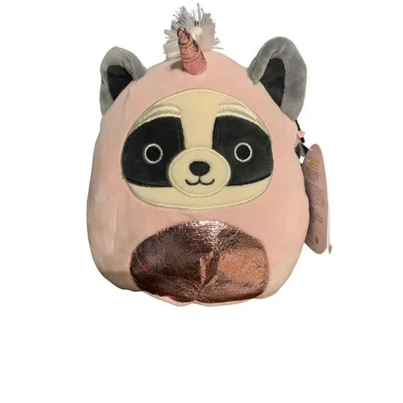 Squishmallows Rocky the Raccoon in Dragon Unicorn Costume 8