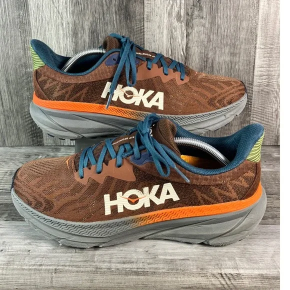 HOKA Challenger ATR 7 Trail Running Shoes Mens 11 Brown Orange Gorpcore 1134497