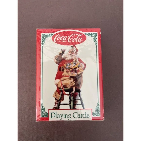 Coke Coca Cola Vintage Playing Cards New Sealed‎ Deck Santa Claus Christmas Game