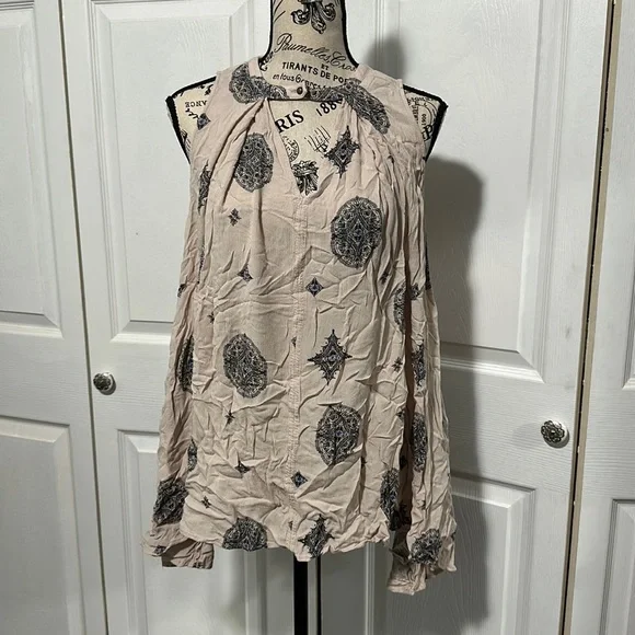 Free People x Urban Outfitters Print Top