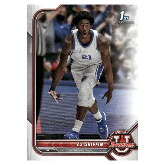 2021-22 Bowman University #11 AJ Griffin