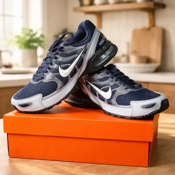 NEW Men's Nike AIR MAX TORCH IV 4 - Obsidian/Wolf Grey Size 9
