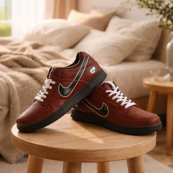 Nike SB Dunk Low Pro x Limosine Skateboards Brown/Black Size 9.5 Brand New