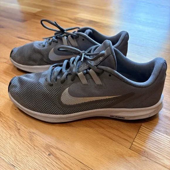 Nike Downshifter Men's Sz 10 Cool Gray White AQ7486-004