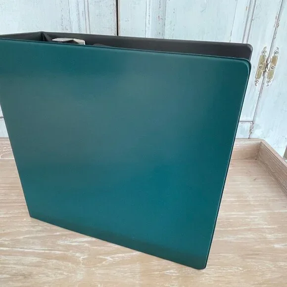 Wilson Jones 3 inch D-Ring Binder Forest Green Pre-Owned