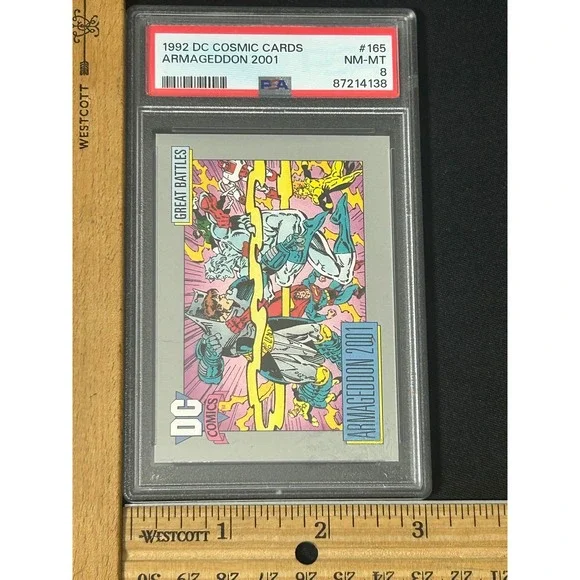1992 DC Cosmic‎ Cards Armageddon 2001 PSA Graded NM-MT 8 Card #165